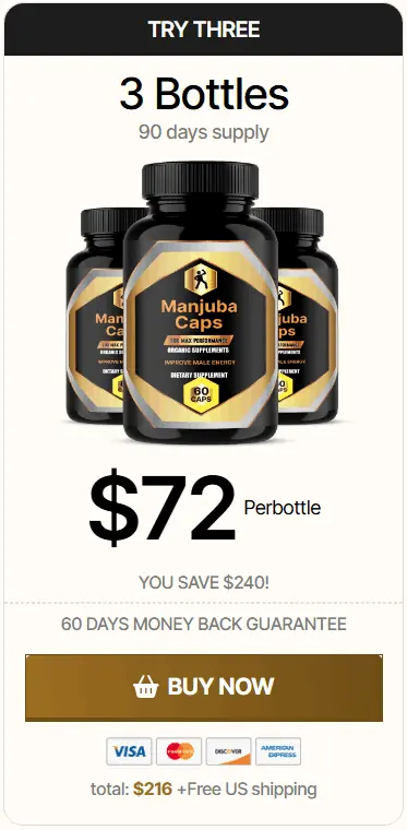 Buy Manjuba Caps 3 Bottle